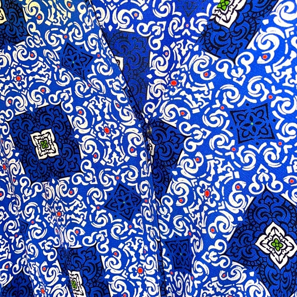 Blue Long Sleeve Romper - Picture 3 of 9